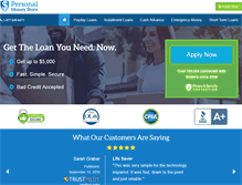 Tablet Screenshot of personalmoneystore.com